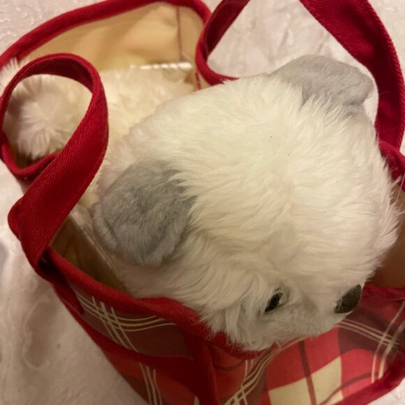 2004 Kitty Pet 'N Play  Interactive Kitty with Pink Plaid Carrying Bag..  EUC - Picture 7 of 16